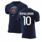 2022-2023 PSG Crest Tee (Navy) (RONALDINHO 10)