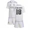 2022-2023 Real Madrid Home Mini Kit (TCHOUAMENI 18)