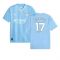 2023-2024 Man City Home Shirt (DE BRUYNE 17)