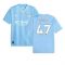 2023-2024 Man City Home Shirt (FODEN 47)