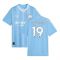2023-2024 Man City Home Shirt (Kids) (J ALVAREZ 19)