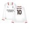 2024-2025 AC Milan Away Long Sleeve Shirt (Rafa Leao 10)