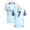 2024-2025 Arsenal Training Jersey (Clear Aqua) (Saka 7)