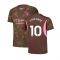 2024-2025 Man City Third Goalkeeper Shirt (Espresso Brown) - Kids (Your Name)
