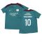 2024-2025 PSG Strike Dri-Fit Training Shirt (Teal) - Kids (Ronaldinho 10)