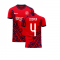 Aberdeen 2023-2024 Home Concept Football Kit (Libero) (COOPER 4) - Kids (Long Sleeve)