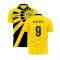 Al-Ittihad 2020-2021 Home Concept Football Kit (Libero) (Benzema 9)