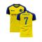 Al-Nassr 2020-2021 Home Concept Football Kit (Libero) - Kids (Ronaldo 7)