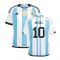 Argentina 2022 World Cup Winners Home Shirt - Kids (MESSI 10)