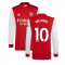 Arsenal 2021-2022 Long Sleeve Home Shirt (WILSHERE 10)