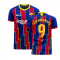 Catalonia 2025-2026 Home Concept Football Kit (Libero) (LEWANDOWSKI 9)