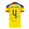 Ecuador 2025-2026 Home Concept Football Kit (Libero) (U. DE LA CRUZ 4)