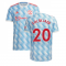 Man Utd 2021-2022 Away Shirt (Kids) (SOLSKJAER 20)