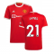 Man Utd 2021-2022 Home Shirt (JAMES 21)
