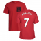 Man Utd 2021-2022 STR Graphic Tee (Red) (RONALDO 7)