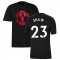 Man Utd 2021-2022 Tee (Black) (SHAW 23)