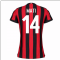 2017-2018 AC Milan Womens Home Shirt (Mati 14)