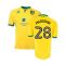 Norwich City 2016-17 Home Shirt ((Good) XXL) (Maddison 28)