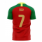Portugal 2025-2026 Home Concept Football Kit (Airo) (FIGO 7)