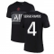 PSG 2021-2022 Vapor 3rd Shirt (SERGIO RAMOS 4)