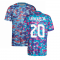 Real Madrid 2021-2022 Pre-Match Training Shirt (Pink) (VINI JR 20)