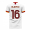 Roma 2025-2026 Away Concept Football Kit (Libero) (DE ROSSI 16)