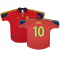 Spain 1999-02 Home Shirt ((Excellent) M) (Raul 10)
