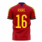 Spain 2025-2026 Home Concept Football Kit (Libero) (RODRI 16)