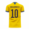 Sweden 2025-2026 Home Concept Football Kit (Libero) (IBRAHIMOVIC 10)