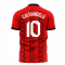 Turkey 2025-2026 Home Concept Football Kit (Libero) (CALHANOGLU 10)