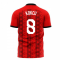 Turkey 2025-2026 Home Concept Football Kit (Libero) (KOKCU 8)