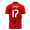 Turkey 2025-2026 Home Concept Football Kit (Libero) (YILMAZ 17)