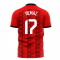 Turkey 2023-2024 Home Concept Football Kit (Libero) (YILMAZ 17)