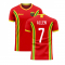 Wales 2024-2025 Home Concept Football Kit (Libero) (ALLEN 7)