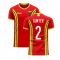 Wales 2024-2025 Home Concept Football Kit (Libero) (GUNTER 2)