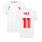 Wales 2021 Polyester T-Shirt (White) (BALE 11)