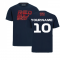 2022 Red Bull Racing Team Graphic Tee (Navy) (Your Name)