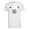 Messi Football Number 10 Graphic T-Shirt (White)