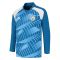 2023-2024 Man City Pre-Match LS Sweat Top (Lake Blue) - Kids