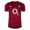 2023-2024 England Rugby Gym Tee (Tibetan Red)