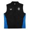 2023-2024 Rangers Players Match Day Bench Gilet (Black)