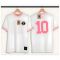 Miami Messi M GOAT White Retro Football Shirt