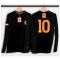 Holland Bergkamp Retro Shirt Black De Leeuw
