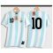 Argentina Home Retro Shirt with Laces El Sol
