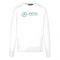 2024 Mercedes-AMG Mens Crew Neck Sweatshirt (White)