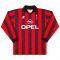 AC Milan 1995 Home Long-Sleeved Shirt ((Very Good) L) ((Very Good) L)
