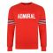 Admiral 1974 Red England Sweatshirt