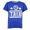 Italia T-Shirt - Royal/White Ringer