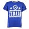 Italia T-Shirt - Royal/White Ringer