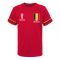 Belgium Official World Cup Poly Tee (Red) - Kids